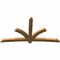 Ekena Millwork Davenport Rough Sawn Timber Gable Bracket, Western Red Cedar, 108"W x 58"H x 4"D x 6"F, 13/12 Pitch GBW108X58X0406DAV00RWR - alternate 5